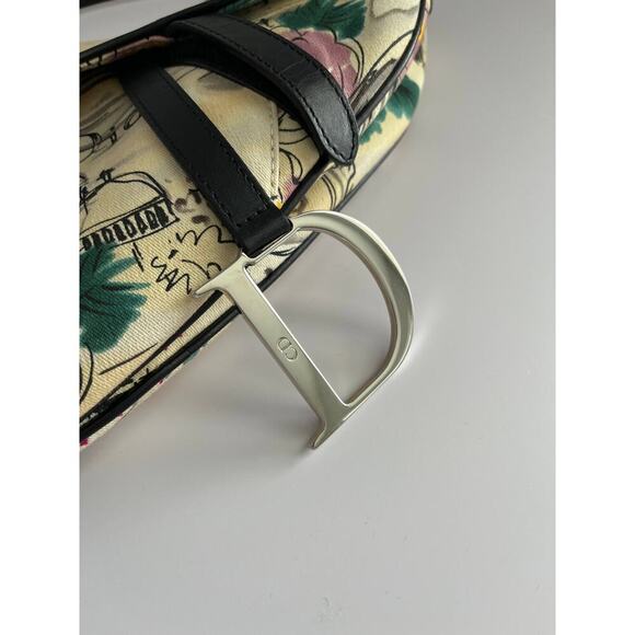 Vintage Dior Paris 50’s saddle bag - Picture 3 of 13